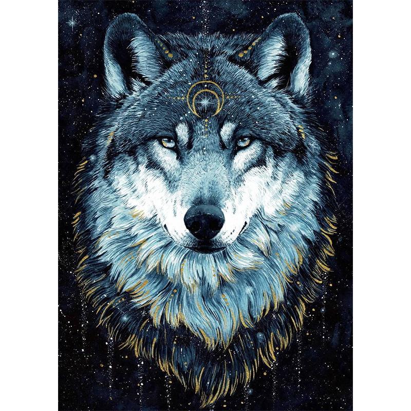 Snow Wolf Wooden Jigsaw Puzzle - aimpuzzle