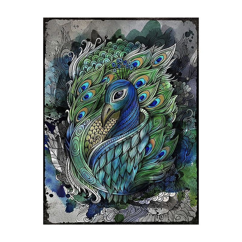 Peacock Wooden Jigsaw Puzzle - aimpuzzle