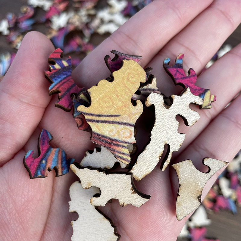 Cute Giraffe Wooden Jigsaw Puzzle - aimpuzzle