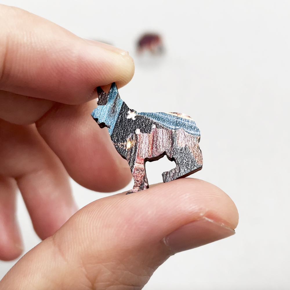 Mirrored World/Mirrored Palace Wooden Jigsaw Puzzle - aimpuzzle