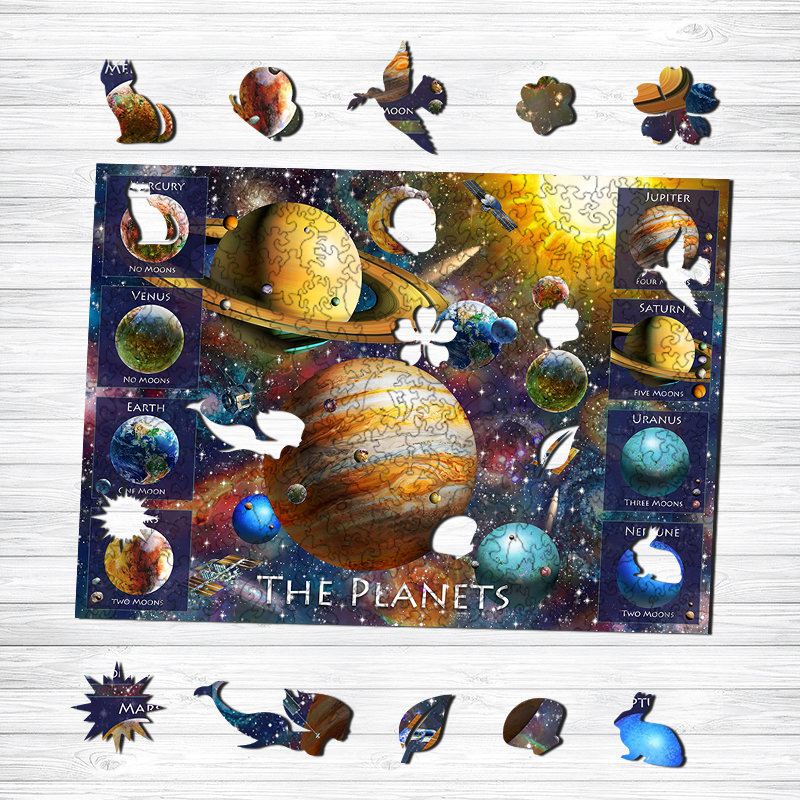Planet Albums Wooden Jigsaw Puzzle - aimpuzzle