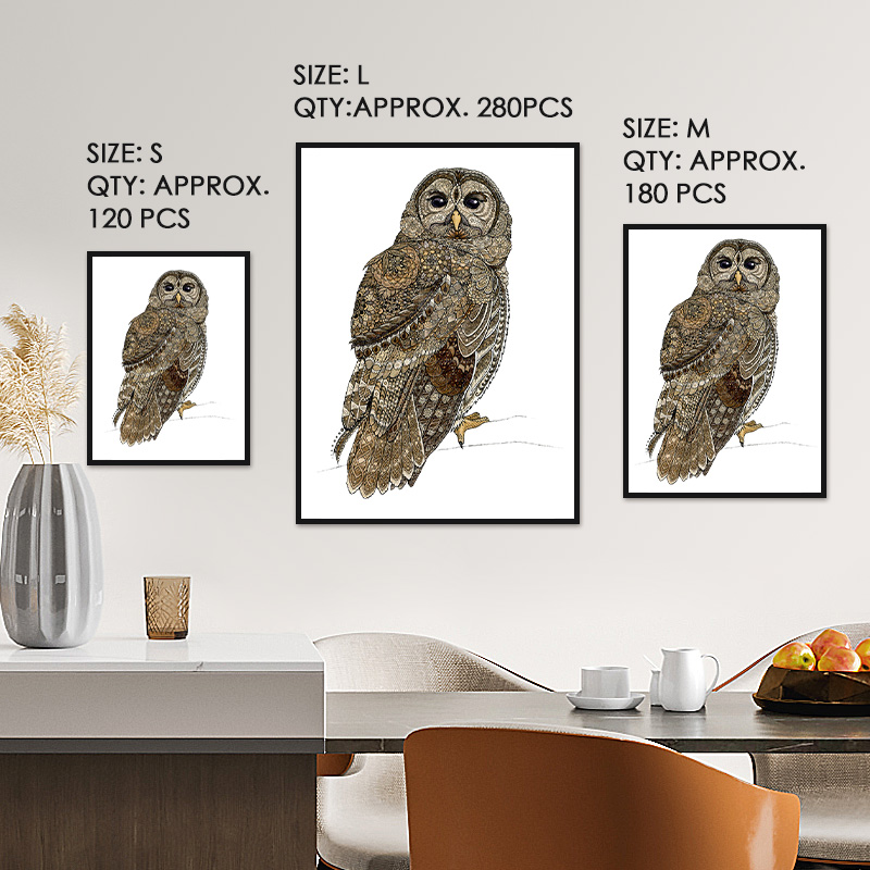 Barred Owl Wooden Jigsaw Puzzle - aimpuzzle