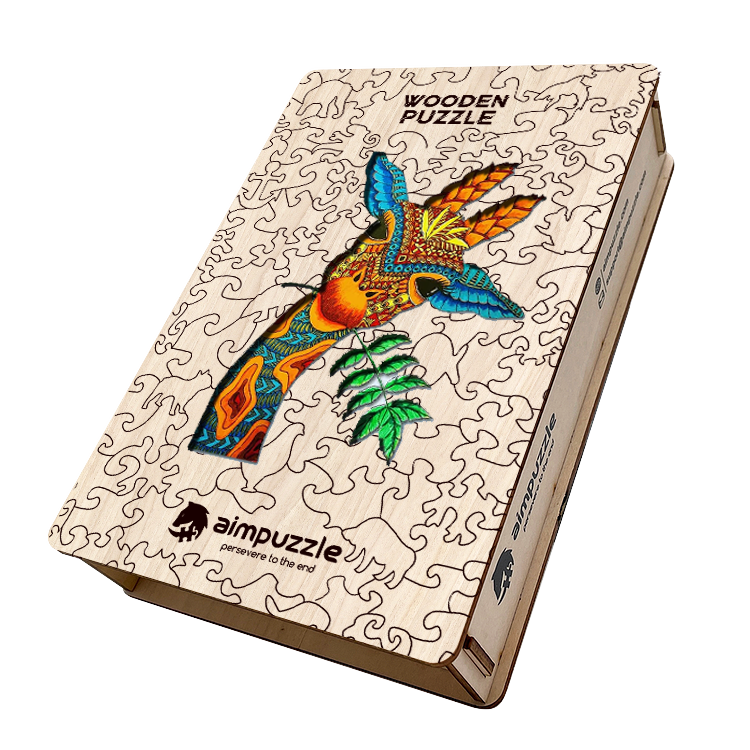 Cute Giraffe Wooden Jigsaw Puzzle - aimpuzzle