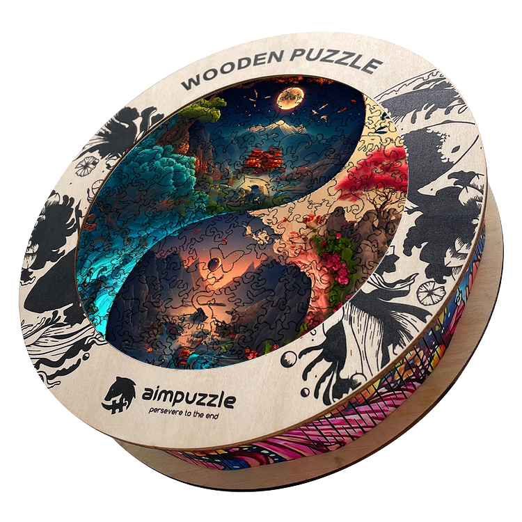 Yin Yang Magical World Wooden Jigsaw Puzzle - aimpuzzle