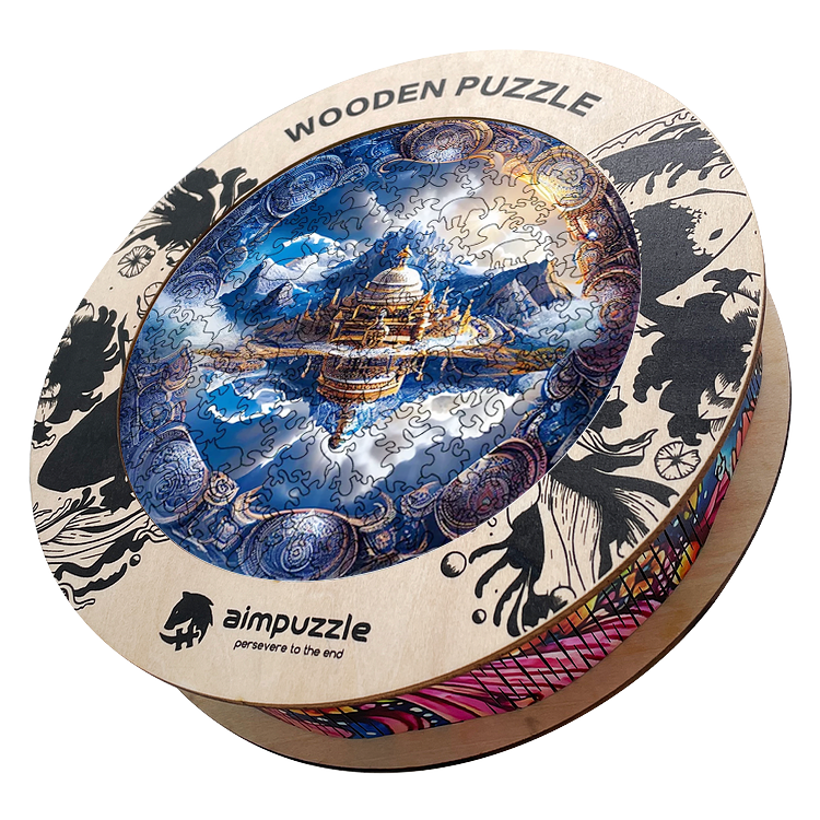 Mirrored World/Mirrored Palace Wooden Jigsaw Puzzle - aimpuzzle