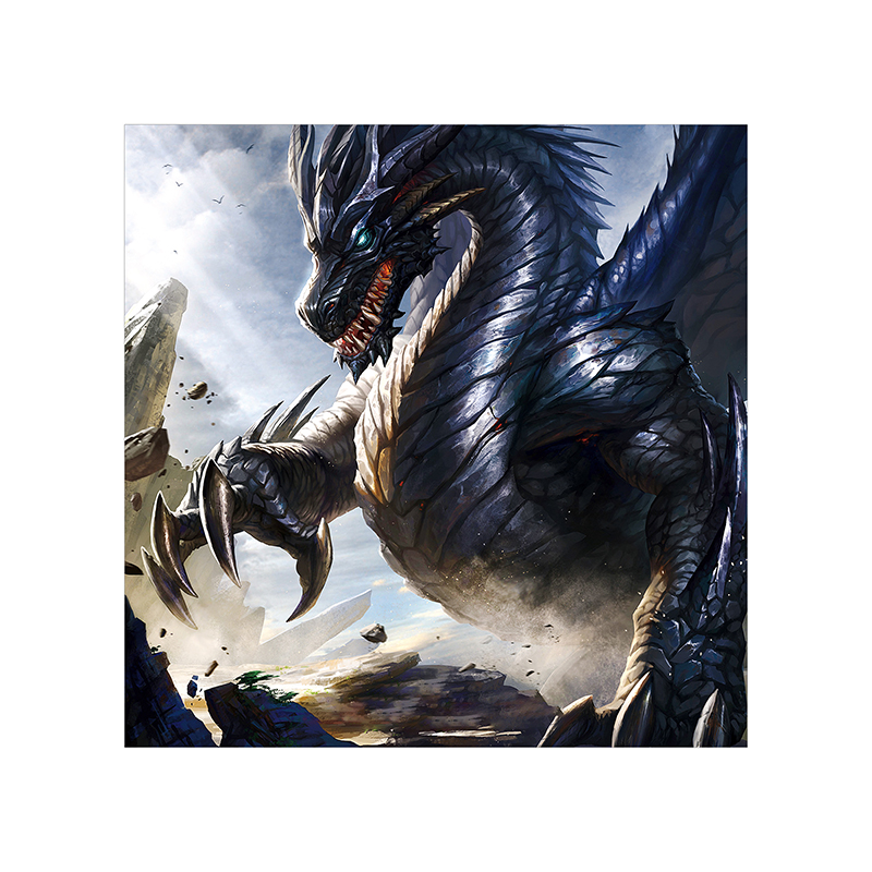 Black Dragon Wooden Jigsaw Puzzle - aimpuzzle